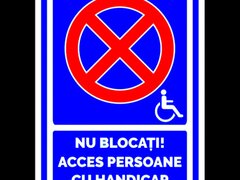 Indicator Nu Blocati Acces Persoane cu Handicap